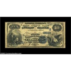 Carrollton, KY - $10 1882 Value Back Fr. 577 The First NB Ch. # (S)2592A new addition to the rather