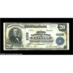 Clinton, KY - $20 1902 Plain Back Fr. 652 The First NB Ch. # 9098A very scarce large note from the s