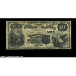 Louisville, KY - $10 1882 Date Back Fr. 545 The NB of Kentucky Ch. # (S)5312A decent evenly circulat