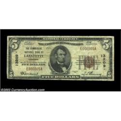 Lafayette, LA - $5 1929 Ty. 1 The Commercial NB Ch. # 13209A very scarce Lafayette bank, with this t