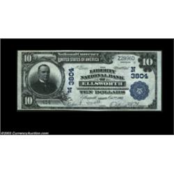 Ellsworth, ME - $10 1902 Plain Back Fr. 626 The Liberty NB Ch. # (N)3804A lovely example from the co