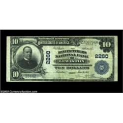 Lewiston, ME - $10 1902 Plain Back Fr. 631 The Manufacturers NB Ch. # 2260A nice mate to the $5 larg