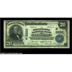 Lewiston, ME - $20 1902 Plain Back Fr. 657 The Manufacturers NB Ch. # (N)2260Variety with the region