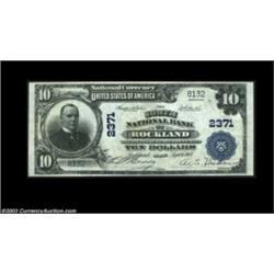 Rockland, ME - $10 1902 Plain Back Fr. 632 The North NB Ch. # 2371A lovely example which shows only