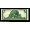 Image 2 : Denton, MD - $5 1902 Plain Back Fr. 607 The Denton NB Ch. # 2547An attractive example with nice stam