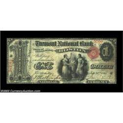 Boston, MA - $1 Original Fr. 380 The Tremont NB Ch. # 625A nice note with the typical close New Engl