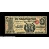 Image 1 : Boston, MA - $1 Original Fr. 380 The National Eagle Bank Ch. # 993First Charters and Brown Backs onl