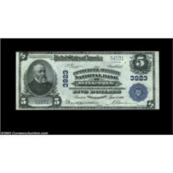 Boston, MA - $5 1902 Plain Back Fr. 600 The Commercial Security NB Ch. # 3923A very scarce title use