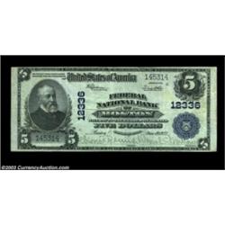 Boston, MA - $5 1902 Plain Back Fr. 609 Federal NB Ch. # 12336An attractive example bearing one of t