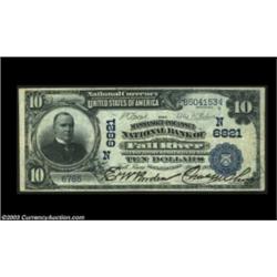 Fall River, MA - $10 1902 Date Back Fr. 616 The Massasoit -Pocasset NB Ch. # (N)6821A rare Fall Rive