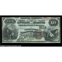 Northampton, MA - $10 1882 Brown Back Fr. 480 The Northampton NB Ch. # 1018A lovely serial number 1
