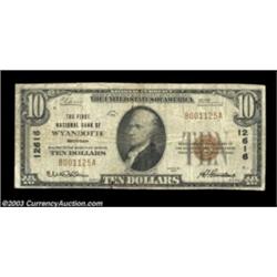 Wyandotte, MI - $10 1929 Ty. 1 The First NB Ch. # 12616A very scarce Detroit area bank which, althou