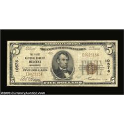Biloxi, MS - $5 1929 Ty. 1 The First NB Ch. # 10576A decent example from this well collected Gulf Co