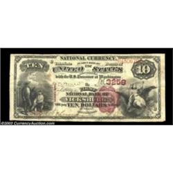 Vicksburg, MS - $10 1882 Brown Back Fr. 480 The First NB Ch. # 3258Mississippi Brown Backs are scarc
