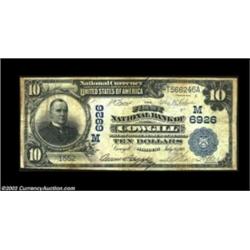 Cowgill, MO - $10 1902 Date Back Fr. 616 The First NB Ch. # (M)6926An extremely rare note from the s
