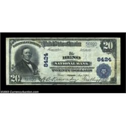 Reno, NV - $20 1902 Plain Back Fr. 658 The Reno NB Ch. # 8424Another piece from the Hubbard collecti