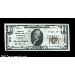 Albany, NY - $10 1929 Ty. 1 The National Commercial Bank & TC Ch. # 1301An attractive example which