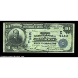Canastota, NY - $10 1902 Date Back Fr. 619 The First NB (E)4419A high grade specimen from this very