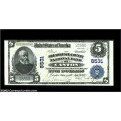 Canton, NY - $5 1902 Plain Back Fr. 600 The Saint Lawrence County NB Ch. # 8531As nice an example as