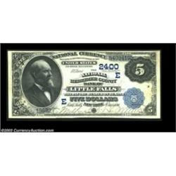 Little Falls, NY - $5 1882 Date Back Fr. 537 The National Herkimer County Bank Ch. # (E)2400A bright