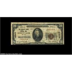 Livingston Manor , NY - $20 1929 Ty. 1 The Livingston Manor NB Ch. # 10043A tougher note from the on