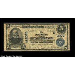 Nyack , NY - $5 1902 Plain Back Fr. 606 The Nyack NB Ch. # 2378A nice pen signed Fine Third Charter,