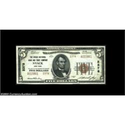 Nyack, NY - $5 1929 Ty. 2 The Nyack NB & TC Ch. # 2378The only type and denomination from here that
