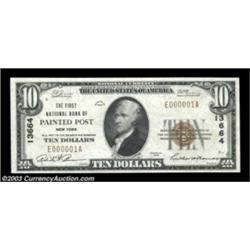 Painted Post, NY - $10 1929 Ty. 1 The First NB Ch. # 13664A nice serial number 1 example from this m