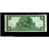 Image 2 : Pearl River, NY - $5 1902 Plain Back Fr. 605 The First NB Ch. # (E)10526A just plain rare Rockland C