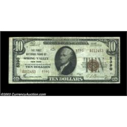 Spring Valley, NY - $10 1929 Ty. 2 The First NB Ch. # 5390The fourth $10 in the census, and a note c