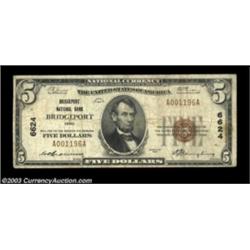 Bridgeport, OH - $5 1929 Ty. 1 Bridgeport NB Ch. # 6624Problem free for the Fine grade.  Important n