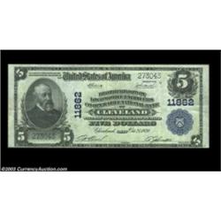 Cleveland, OH - $5 1902 Plain Back Fr. 607 Brotherhood of Locomotive Engineers Co-Operative NB Ch. #