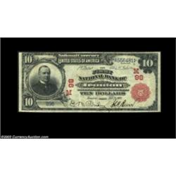 Ironton, OH - $10 1902 Red Seal Fr. 613 The First NB Ch. # (M)98The first of seven Red Seals from th
