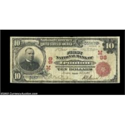 Ironton, OH - $10 1902 Red Seal Fr. 613 The First NB Ch. # (M)98Pleasing Fine Red Seal with excellen