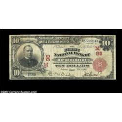 Ironton, OH - $10 1902 Red Seal Fr. 613 The First NB Ch. # (M)98Last of the Ironton Red Seals. Pen s