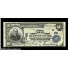 Image 1 : Ironton, OH - $10 1902 Plain Back Fr. 624 The First NB Ch. # (M)98A second nice $10 example. Fine-Ve