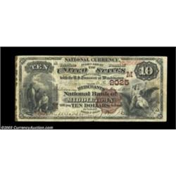 Middletown, OH - $10 1882 Brown Back Fr. 482 The Merchants NB Ch. # (M)2025Just six notes are listed