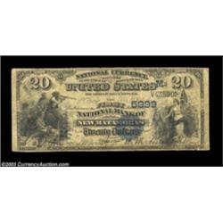 New Matamoras, OH - $10 1882 Value Back Fr. 577 The First NB Ch. # 5999A scarce type issued by an ev