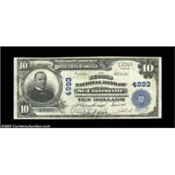 A Pair of St. Clairsville, OH Parker-Burke Third ChartersSt. Clairsville, OH - $10 1902 Plain Back F