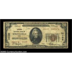 Springfield, OH - $20 1929 Ty. 2 Lagonda NB Ch. # 14105A new piece for the 14000 charter census. Abo