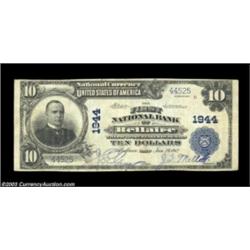 An Assortment of Buckeye State Third Charter Plain BacksBellaire, OH - $10 1902 Plain Back Fr. 628 T