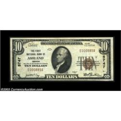 Ashland, OR - $10 1929 Ty. 1 The First NB Ch. # 5747A premium small example closes out the offering