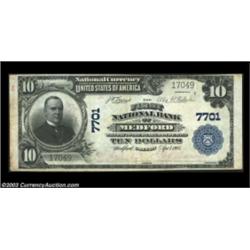 Medford, OR - $10 1902 Plain Back Fr. 624 The First NB Ch. # 7701A high grade large example, not at