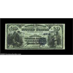 Portland, OR - $20 1882 Date Back Fr. 549 The United States NB Ch. # (P)4514An attractive example of
