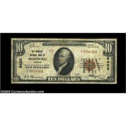 Roseburg, OR - $10 1929 Ty. 1 The Douglas NB Ch. # 9423 A scarce note from the town's only issuer of