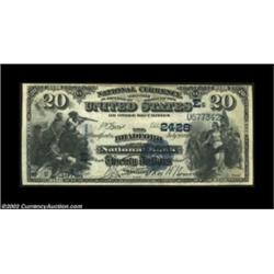 Bradford, PA - $20 1882 Value Back Fr. 581 The Bradford NB Ch. # (E)2428A nice example of this very