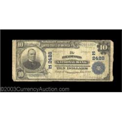 Bradford, PA - $10 1902 Plain Back Fr. 632 The Bradford NB Ch. # 2428This Very Good McKean County no
