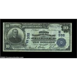 Chester, PA - $10 1902 Plain Back Fr. 624 The First NB Ch. # (E)332A nice Very Fine large example fr