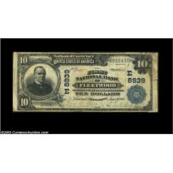 Fleetwood, PA - $10 1902 Plain Back Fr. 626 The First NB Ch. # (E)8939The only bank to issue in this