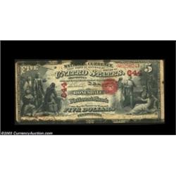 Honesdale, PA - $5 Original Fr. 397  The Honesdale NB Ch. # 644A scarce First Charter, but one with